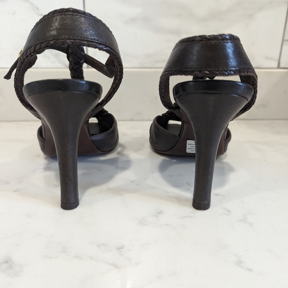 Fendi Leather Braided Spy Heels - Picture 4 of 10